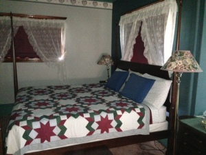Upgraded bed at Wilow Green Farm B and B