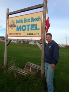 3 Point Beach Motel sign