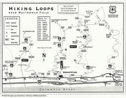 Multnomah Falls Trail Map