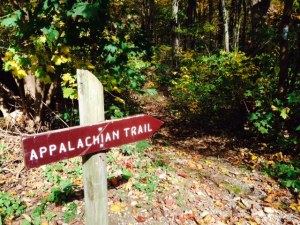 Blue blaze side trail to the Appalachian Trail