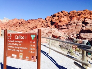 Red rocks of the Calico Hills Trail