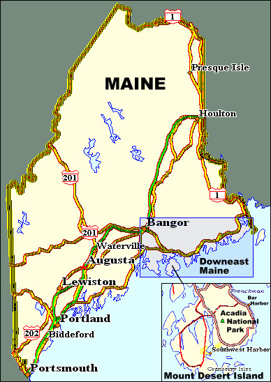 Gorge map