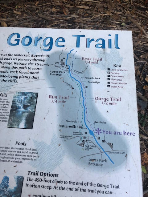Butter 2A map of gorge trail